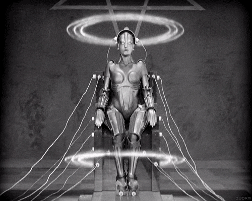 The robot in Metropolis (1927)